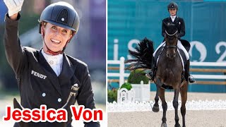 Paris Olympics 2024  Jessica Von Wins Gold Medal at Paris 2024 Olympics in dressage individual [upl. by Lucic]