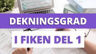 Dekningsgrad i Fiken Del 1 [upl. by Ahgiela486]