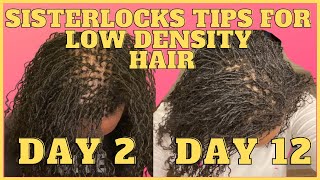 37 Sisterlocks tips for Low Density Hair sisterlocksjourney lowdensity sisterlocks microlocks [upl. by Riehl]