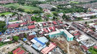 PADANG SERAI KULIM  AERIAL VIEW 4K DJI MINI4 PRO [upl. by Aibar]