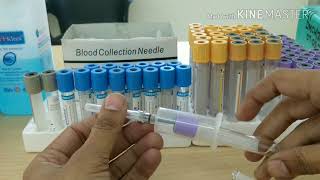 How Blood Collect with Vacutainer [upl. by Poyssick]