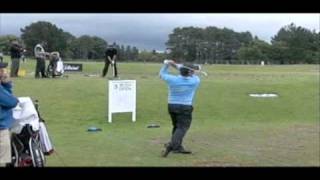 Francesco Molinari Slow Motion Golf Swing [upl. by Ynaiffit]