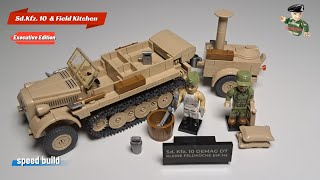 SdKfz10 amp Field Kitchen  Executive Edition  Cobi 2272 speed build [upl. by Dinah]