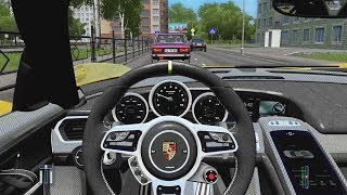 City Car Driving  Porsche 918 Spyder  Street Racing [upl. by Winne]