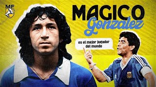 Who is Magico Gonzalez quotThe best player in the worldquot according to Maradona 🤯 [upl. by Ytte]