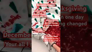 Transition ideas ❄️☃️🎄 christmastraditions transitionideas christmas transition grwm preppy [upl. by Seldon]