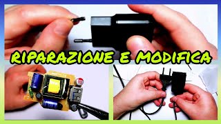 Come riparare un caricabatterie USB per smartphone rimediando al connettore spezzato [upl. by Cristiona866]