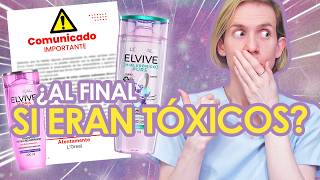 SHAMPOO MORADO DE ELVIVE ¡Loreal lanzó un comunicado  Estudios de seguridad ¿SON TÓXICOS [upl. by Fabrianna]