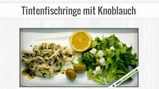 Low Carb Rezeptidee  Tintenfischringe mit Knoblauch [upl. by Merete]