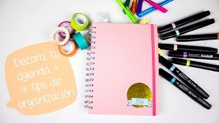 7 ideas para decorar tu agenda  4 tips de organización BigCrafts [upl. by Adnorahs596]