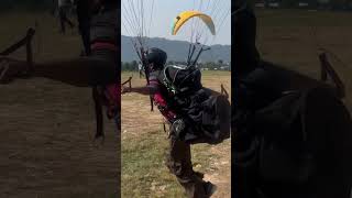 How to learn paragliding 🪂🪂paraglidinglanding viralshorts exploreyoutube [upl. by Ajram271]