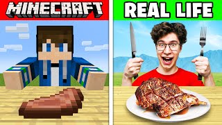 I Tried Eating Every Minecraft Food in Real Life [upl. by Tam]