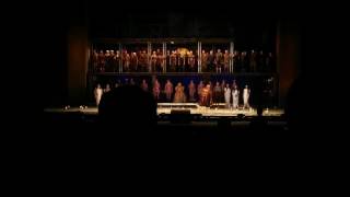 LA Opera  Akhnaten Curtain Call 111016 [upl. by Akierdna]