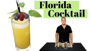 Florida Cocktail mixen alkoholfrei Alkoholfreier Cocktail selber machen [upl. by Ecnatsnok]