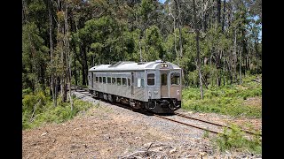 DRC40 Returns to service at Daylesford Spa Country Railway on 5 Shuttles to Bullarto 181222 [upl. by Woodson291]