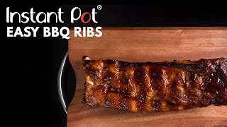 Instant Pot BBQ Ribs Recipe [upl. by Oirramed]