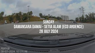 2024 Driving in Malaysia Sunday 28 July 2024 [upl. by Norri]