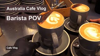 Australia Cafe Vlog Barista POV [upl. by Samalla400]