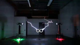 Raffles Institution School Song  Musical Tesla Coils [upl. by Kolosick]