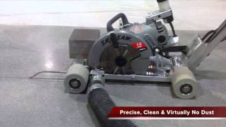 14quot Wide Blade Cutting  Perfect Trac Concrete Saw [upl. by Sallee956]