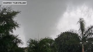 Video shows tornado near Flying Cow Ranch Road in Wellington [upl. by Notnirb]