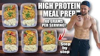 High Protein Vegan MEAL PREP  Quick Easy amp Soy Free [upl. by Anelem435]