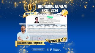 2024 KPSS de Türkiye 15si Olan Caner DENİZi tebrik ediyoruz [upl. by Enibas]