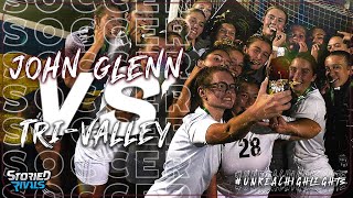 JOHN GLENN GIRLS SOCCER  Muskies Stun Dawgs Late for District Crown  HIGHLIGHT [upl. by Comstock]