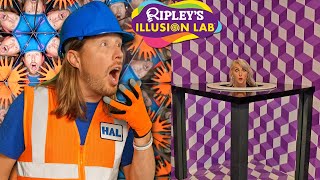 Handyman Hal visits Ripleys Illusion Lab  Cool Illusions  Awesome Kids show [upl. by Melisent874]