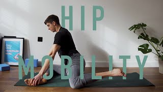 12 Minute Hip Mobility Routine FOLLOW ALONG [upl. by Nerahs937]