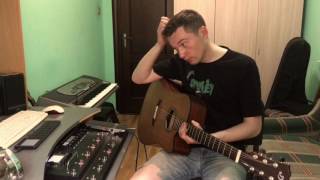 Poets of the Fall  Carnival of Rust  LIVE LOOPING GUITAR COVER  KVENII [upl. by Nalyr166]