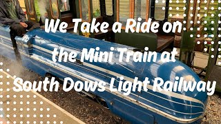 We take a ride on a Mini Train on South Downs Light Railway [upl. by Darlleen]