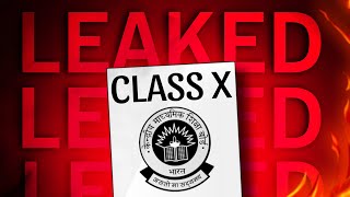 Class 10🔥 Half Yearly PAPER LEAKED⚠️ Watch before DELETED [upl. by Retsehc]