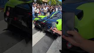 Pagani Zonda Cinque Revs Sound Up [upl. by Ellerd939]