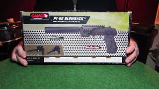 Gamo PT85 Tactical Blowback Pistol Review amp Shoot [upl. by Ynnij320]