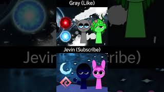 Gray or Jevin  incredibox sprunkiedit music shorts fyp sprunki sprunkiincredibox [upl. by Esinaj426]