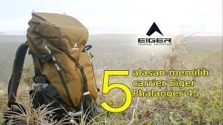 Carrier pertama saya  Eiger Phalanger 45 [upl. by Himelman]