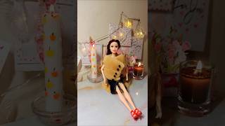 DIY from Cattail to doll coat 🐻🌾🤎 craft creative shorts diy satisfying doll handmade teddy [upl. by Adanama]