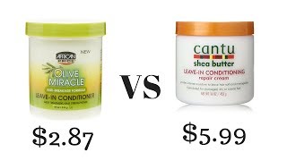 The Battle of the Leave In Conditioners African Pride VS Cantu Which One Is The Best Review [upl. by Duyne779]