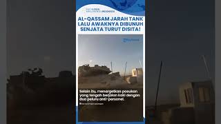 Kronologi Tank Merkava Dijarah lalu Awaknya Dibunuh Brigade AlQassam Senapan Mesin Disita [upl. by Lopes646]