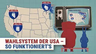 Wahlsystem der USA  so funktionierts  FUN FACTS USA 2 [upl. by Gus]