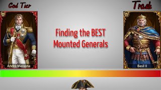 Evony Mounted Generals Roland vs Hannibal Napoleon Prime vs Andre Massena Ive got the Answers [upl. by Nol]