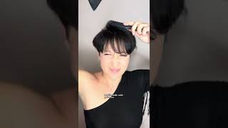 ¿Cómo me peino pixie cortedepelo haircut fashion hairstyle hair estilo style moda [upl. by Burgwell]