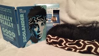 Zoolander SteelBook  Walmart Exclusive Bluray Unboxing w Headband [upl. by Capello]