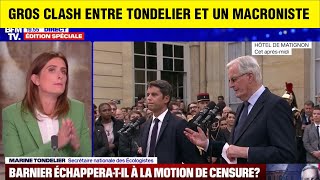 GROS CLASH ENTRE TONDELIER ET UN MACRONISTE attention cest chaud [upl. by Ellehcar]