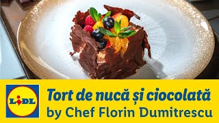 Tort de nuca si ciocolata • Gateste cu Chef Florin Dumitrescu [upl. by Ahsa]