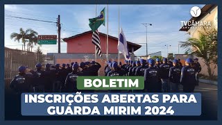 INSCRIÇÕES ABERTAS PARA GUARDA MIRIM 2024 [upl. by Hendricks]