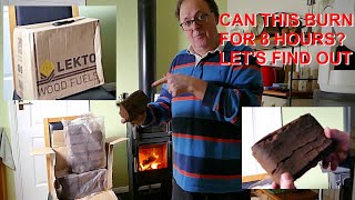 Lekto Night Briquettes 8Hour Burn Test Shocking Results [upl. by Stimson700]