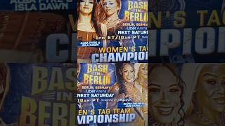 Womens Tag Title Match at 2024 wwe bashinberlin Prediction shorts [upl. by Hussein117]