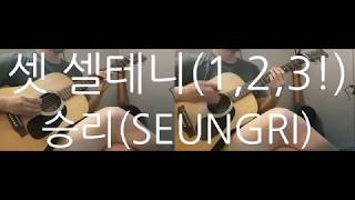 SEUNGRI 승리  1 2 3 셋 셀테니 Guitar cover [upl. by Inanaup609]